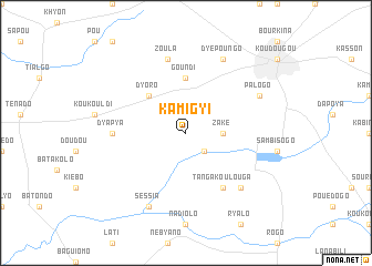 map of Kamigyi