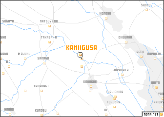 map of Kami-igusa