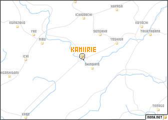 map of Kami-irie