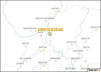 map of Kami-isazawa