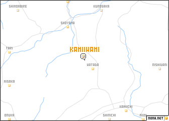 map of Kami-iwami