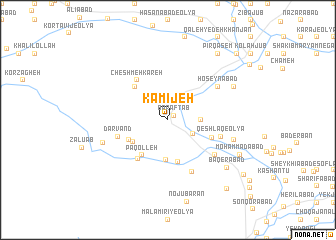 map of Kamījeh