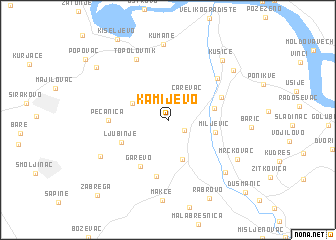 map of Kamijevo