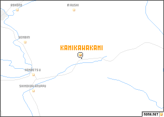 map of Kami-kawakami