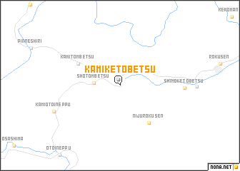 map of Kami-ketobetsu