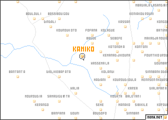 map of Kamiko