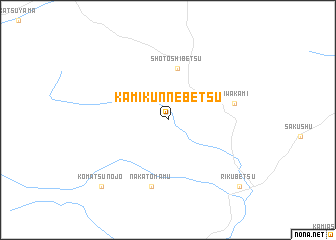 map of Kami-kunnebetsu