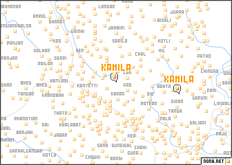 map of Kamīla