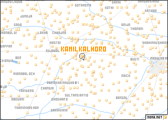 map of Kāmil Kalhoro