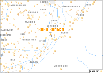 map of Kāmil Kāndro