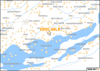 map of Kāmilwāla