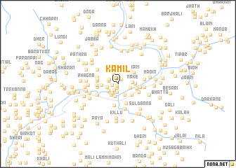 map of Kamīl