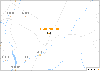 map of Kamimachi