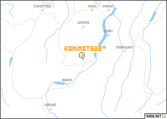 map of Kamimatsuo