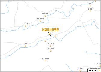 map of Kami-mise