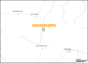 map of Kamimo-okoppe