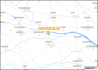 map of Kami-nakaze