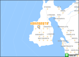 map of Kaminaráta