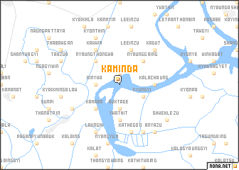 map of Kaminda