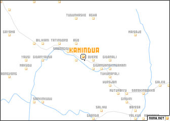 map of Kamindua