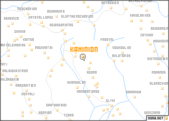 map of Kamínion