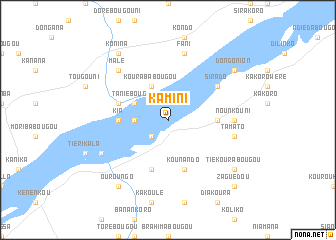 map of Kamini
