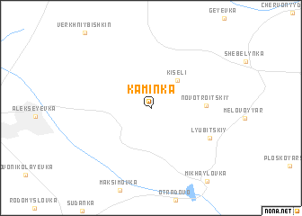 map of Kaminka
