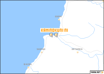 map of Kaminokuni