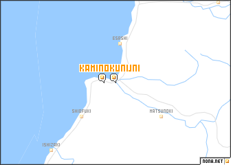 map of Kaminokuni