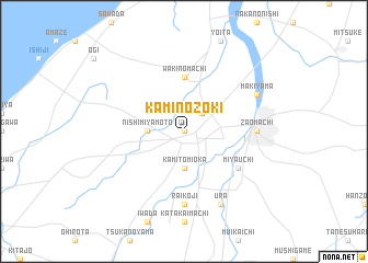 map of Kami-nozoki