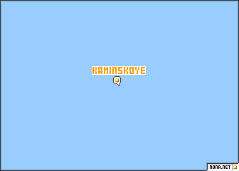 map of Kaminskoye