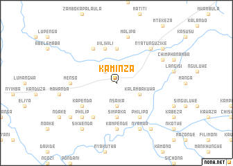 map of Kaminza