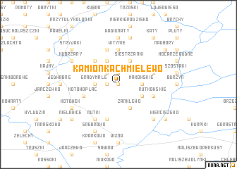 map of Kamionka-Chmielewo