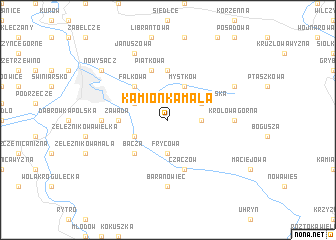 map of Kamionka Mała