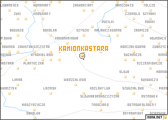 map of Kamionka Stara