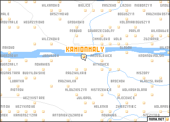 map of Kamion Mały