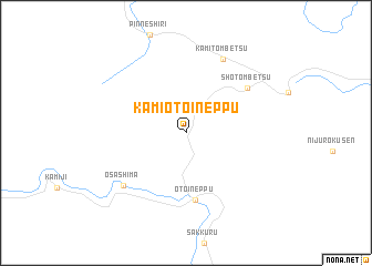 map of Kami-otoineppu