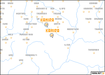 map of Kamira