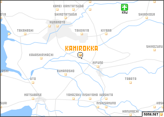 map of Kami-rokka