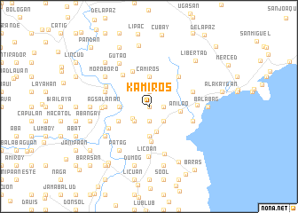 map of Kamiros