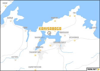 map of Kami-sabaga