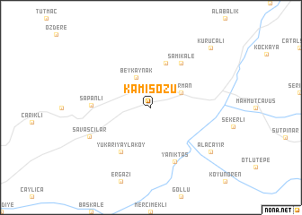 map of Kamışözü