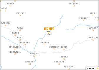 map of Kamış
