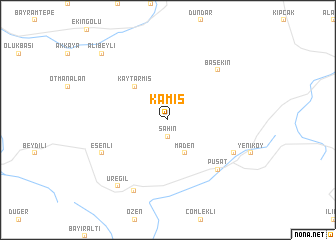 map of Kamış