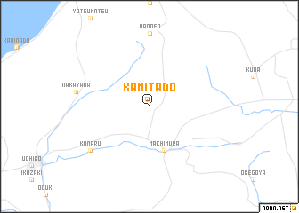 map of Kami-tado