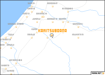 map of Kami-tsuboana