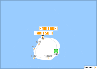 map of Kamitsuki