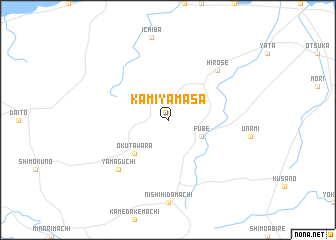 map of Kami-yamasa