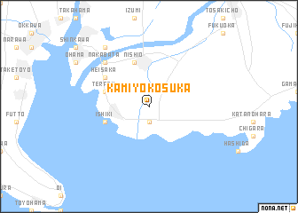 map of Kami-yokosuka