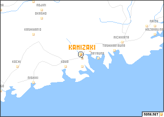 map of Kamizaki